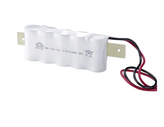 6V 1300mAh Ni-CD SC rechargeable battery pack 5S1P