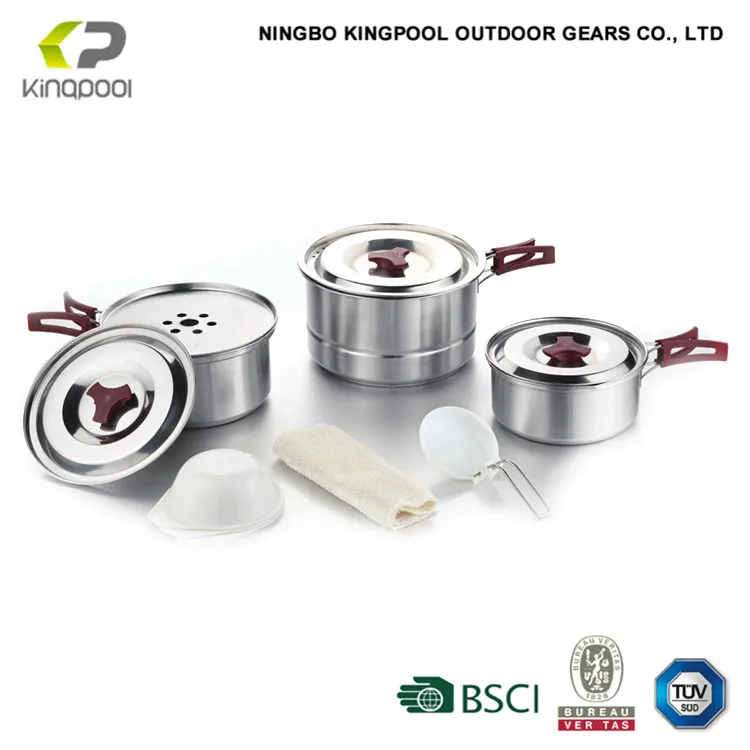 12 шт. Открытый Отдых нержавеющей стали посуда Корея