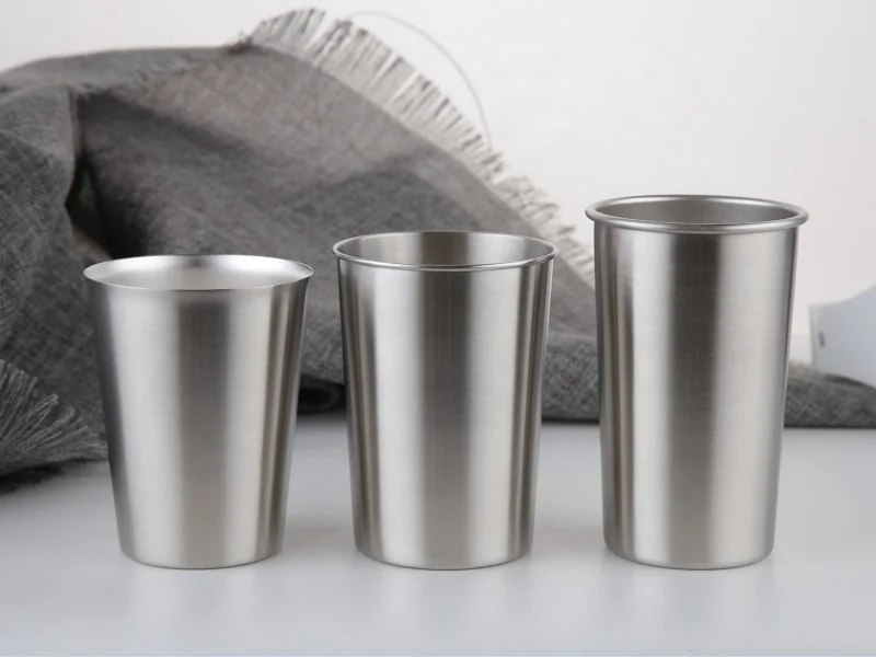 BPA Free Stoced 330ml Eco-Friendly Metal Drinking Beering Juice Cup In Stock