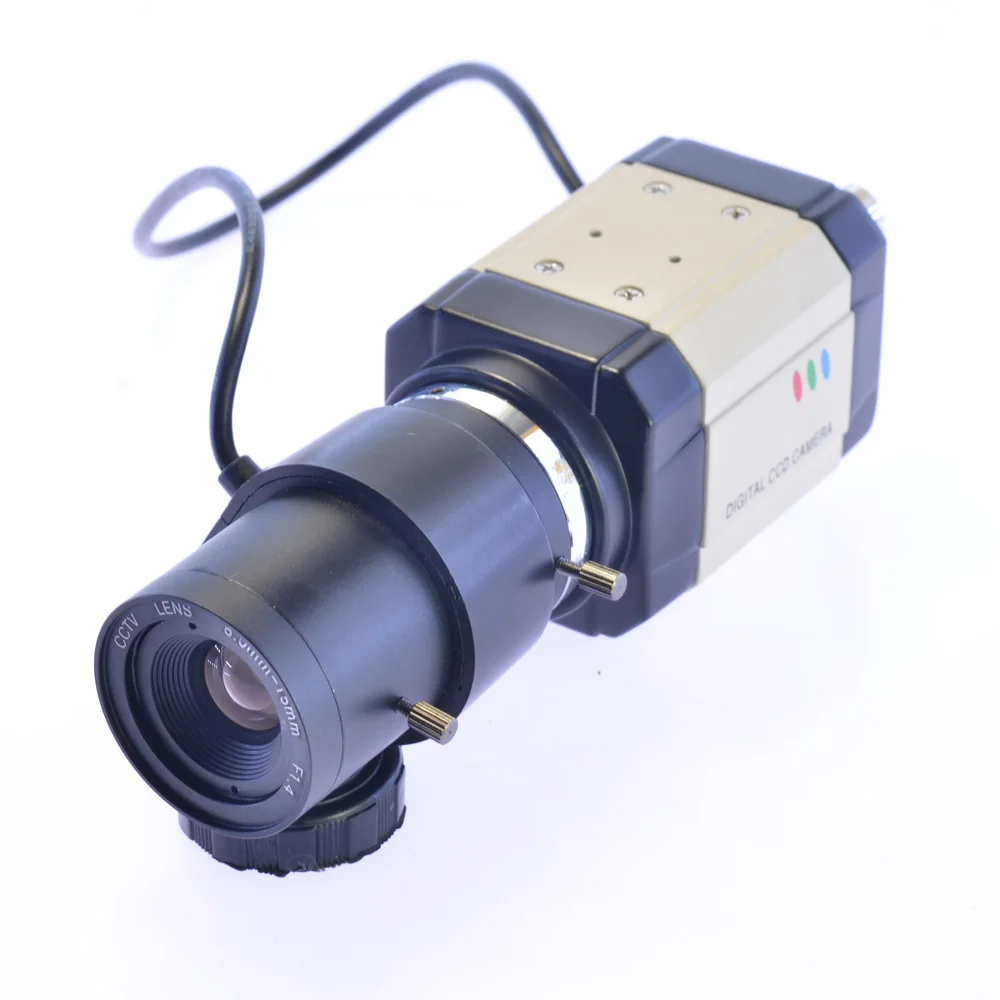 800TVL BNC Tripod Microscope Camera Industrial Camera 6-60mm Varifocal Zoom Lens Auto Iris 7 inch LCD Monitor