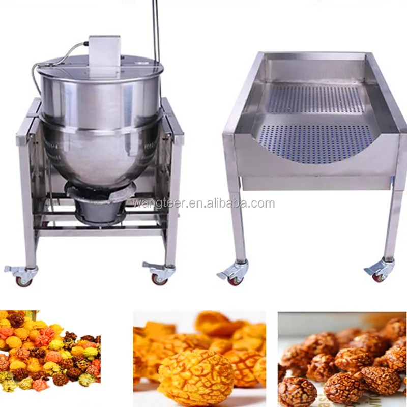 Commercial food grade stainless steel corn  Makers popcorn machine