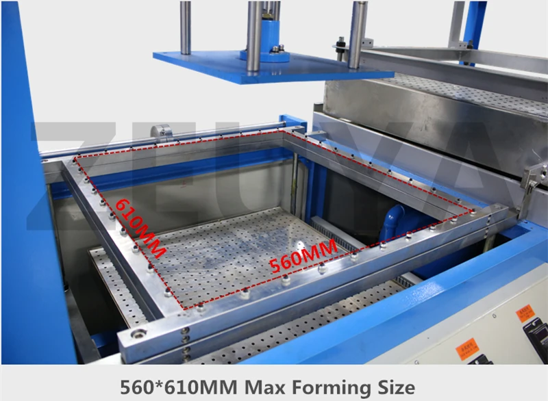 one station plastic forming clamshell vacuum forming machine for electronic tray for blister samples