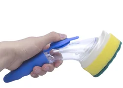 High Quality TPR Handle Soap Dispensing Dish Wand