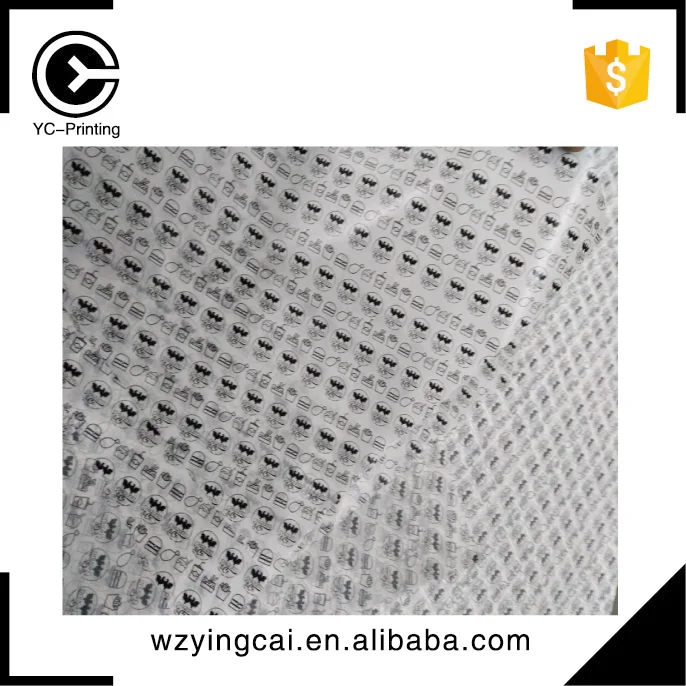 
Custom high quality hair packaging extension wrapping tissue paper with logo printing 