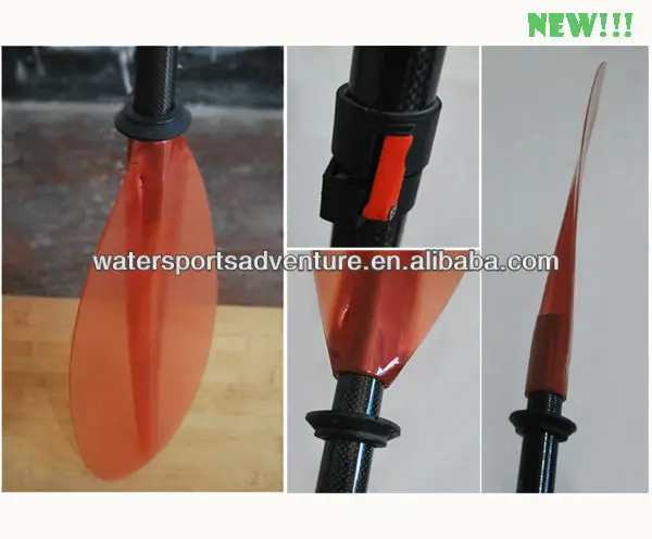 углерода байдарка весло с четкими лезвия лопатка