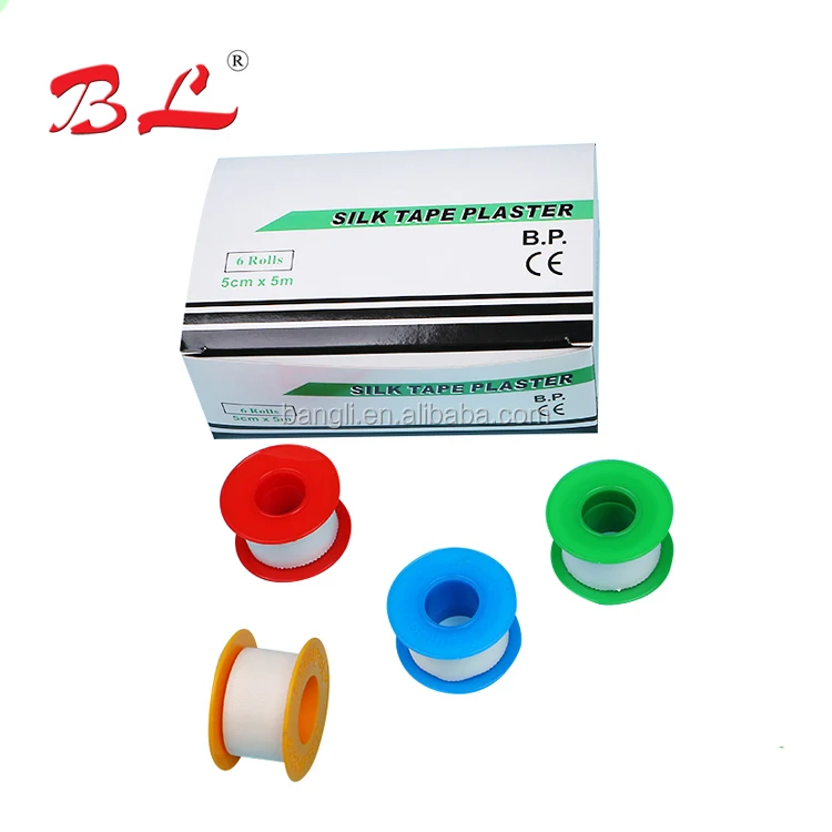 Easy to tear medical silk tape
