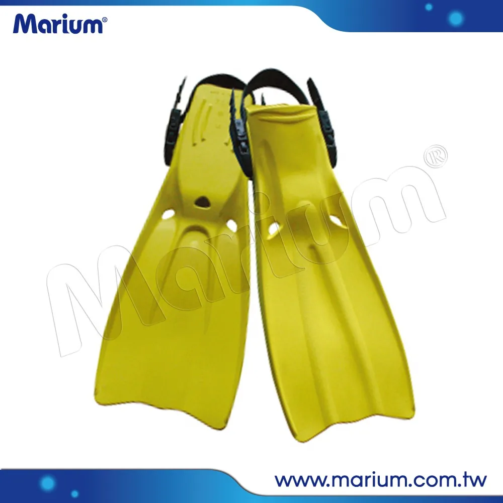 Long Rubber Blade And Plastic Buckles For Scuba Swimming Diving Fins