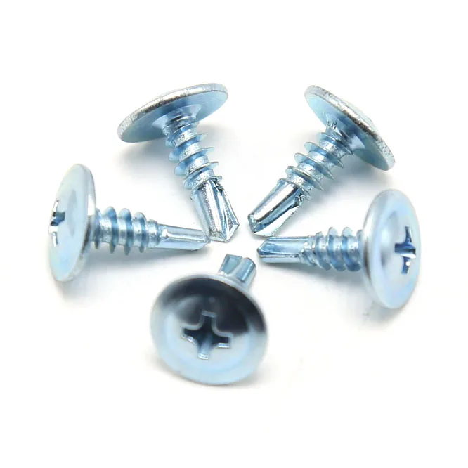 Chinese manufacturer Oukailuo SS304 M4x8mm cross recessed wafer/button head self tapping Drilling screw for wood