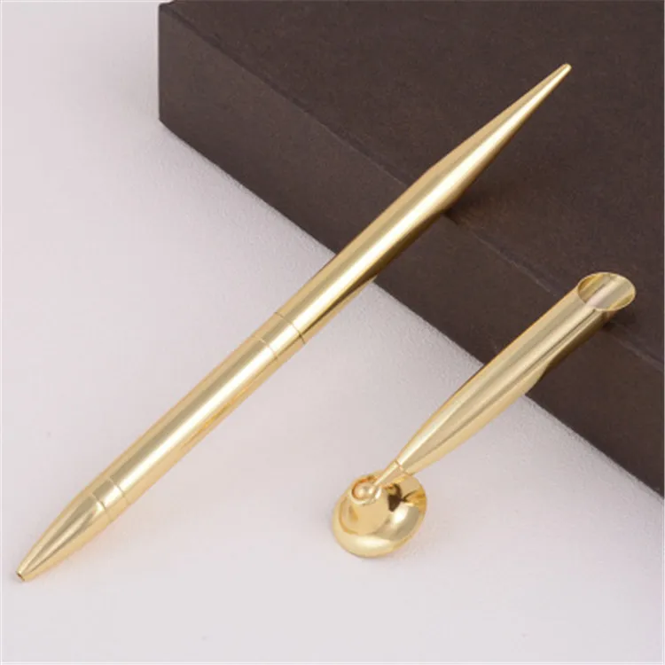Metal table desk stand pens special magnetic floating ball pen with custom logo