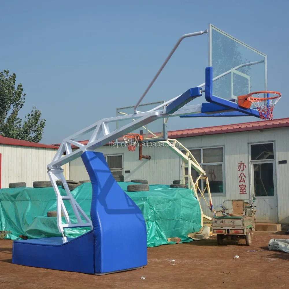 Hot Sale Portable Height Adjustable Manual hydraulic basketball hoop
