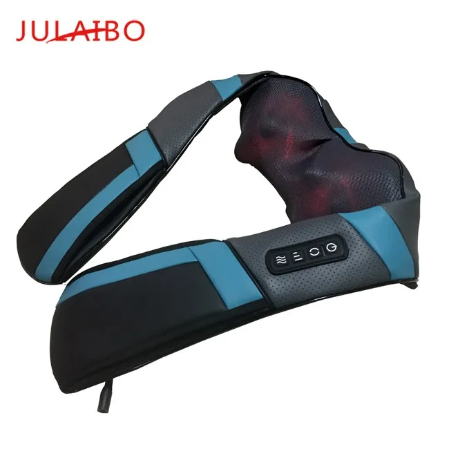 Electric heating cervical vertebra back massager shawl kneading cervical spine shiatsu massage shawl
