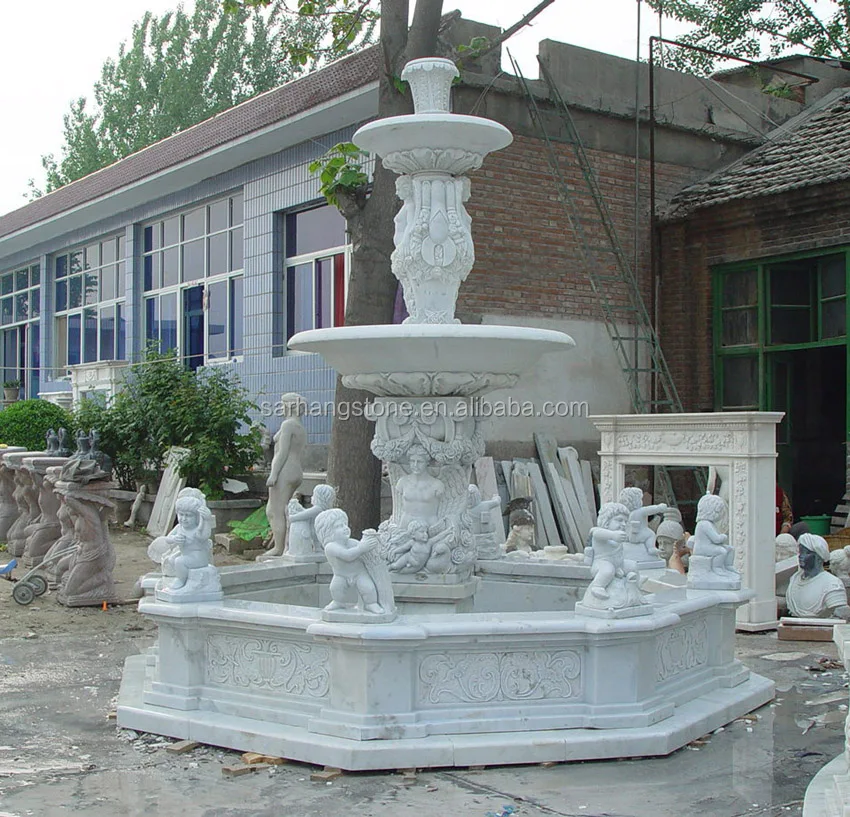 Stone Marble Fountain Landscape Water Fountain