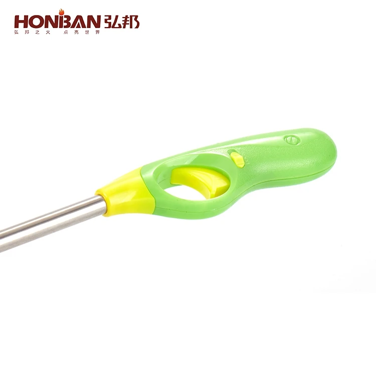 Portable bbq gas lighter kitchen windproof bbq lighter long neck