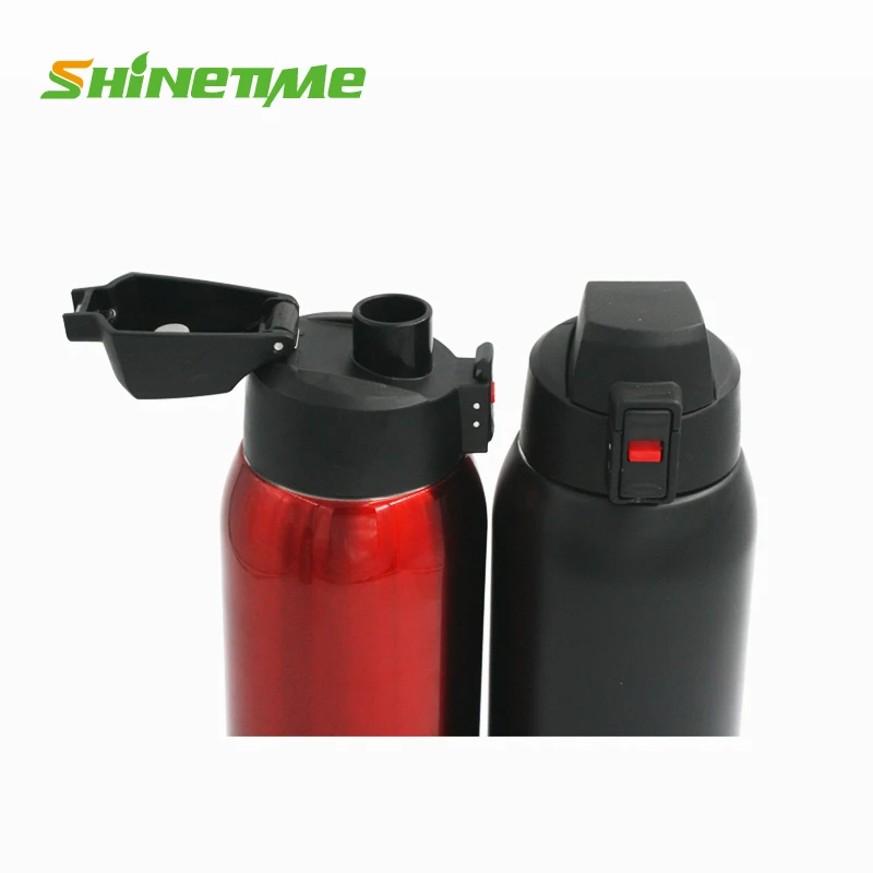 
Light Weight Metal Double Wall Stainless Steel Thermoses Vacuum Flask with Wide Mouth 