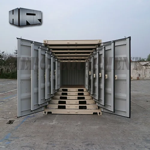Custom size mini box double door mini shipping container manufacturer for sale