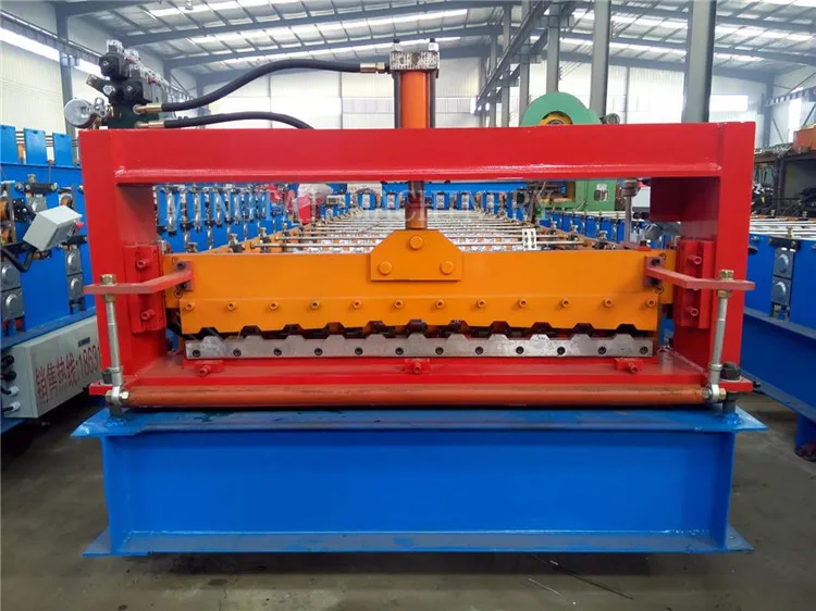 corrugating iron plate roll forming roller machine
