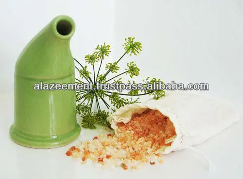 BEST QUALITY REFILLABLE CERAMIC HIMALAYAN SALT PIPE INHALER