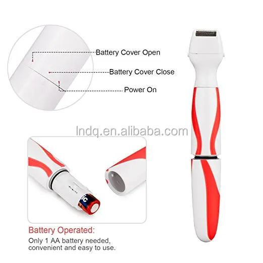 2 in 1 Women Shaver Waterproof Electric Razor Bikini Trimmer