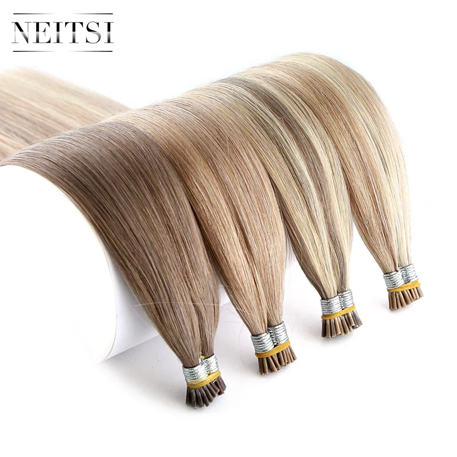 
Neitsi Remy hair 20 inches, 28 inches extended human I Tip Hair Extensions 