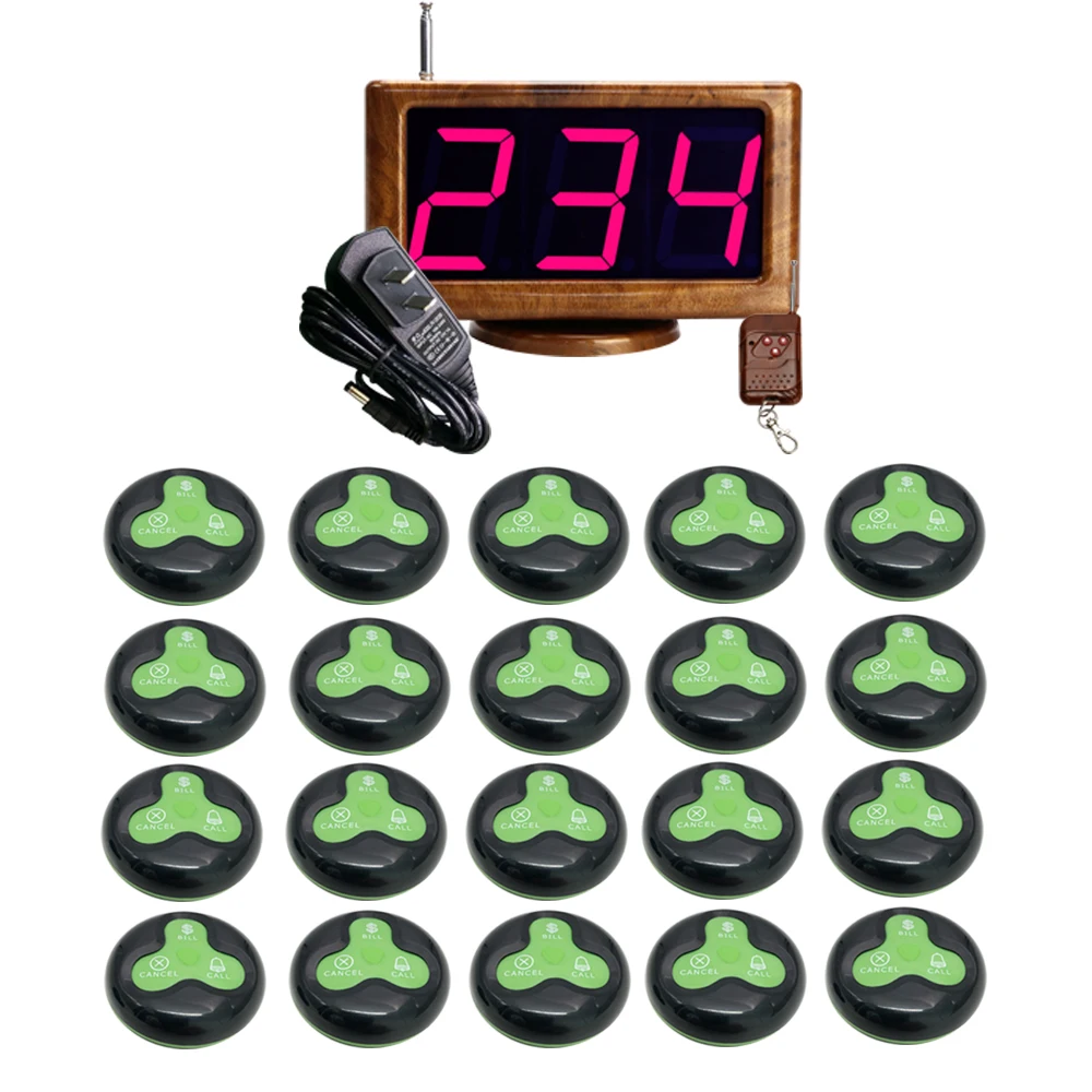 Катель CTT23 Водонепроницаемый 3 цвета беспроводной системы вызова/гостиничные и ресторанные официант зуммер в продаже