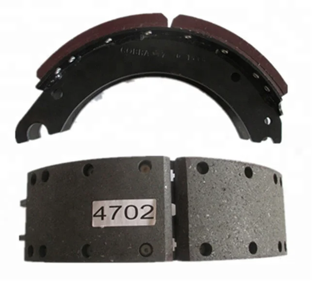 Brake Shoes 4702 with brake lining for trailer rear axle