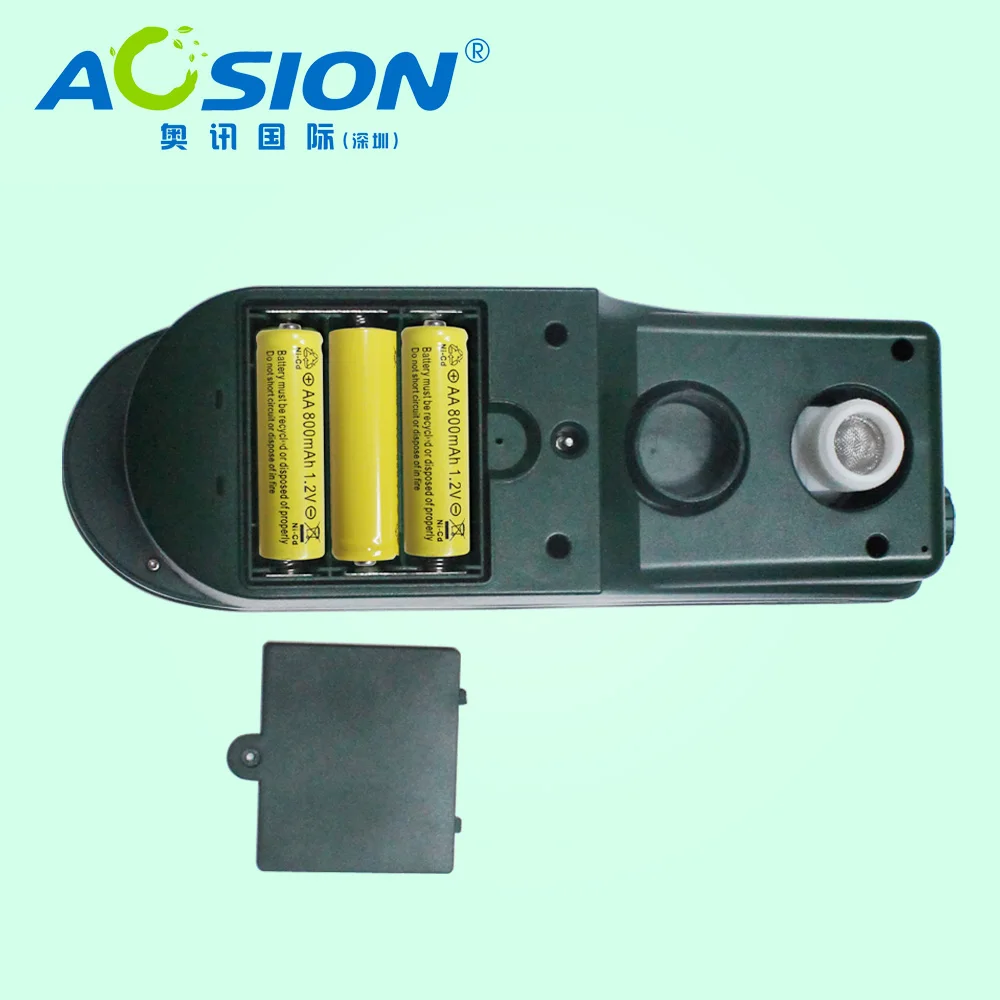 
Aosion Activated Detection Animal Deterrent Sprinkler Inflatable Scarecrow Fox Racoon Mice Birds Repellent Scarecrow Function 