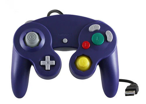 For ngc gamecube PC USB Game controller PC game handle(blue black)