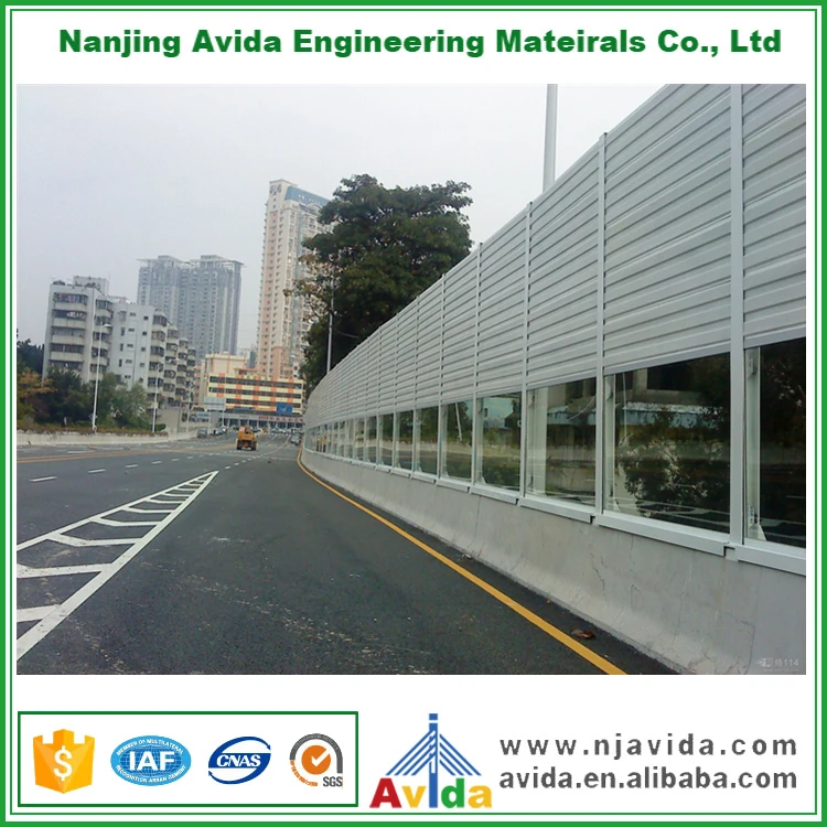 Железная дорога шумоподавление металлическая внешняя часть звуковой барьер