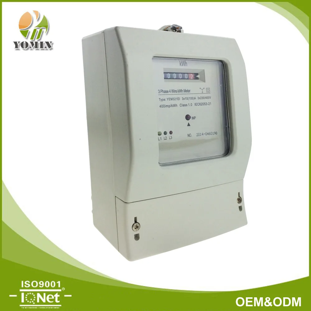 Трехфазный Электронный Передней Панели Установлен многофункциональный Цифровой Измеритель ЭнергииYEM321EI