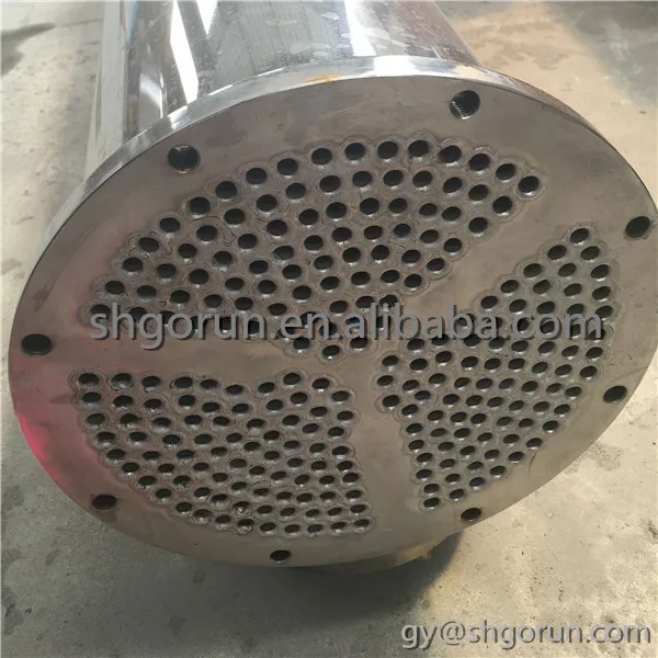 
Shell And Tube Heat Exchanger Water Chiller Condenser 