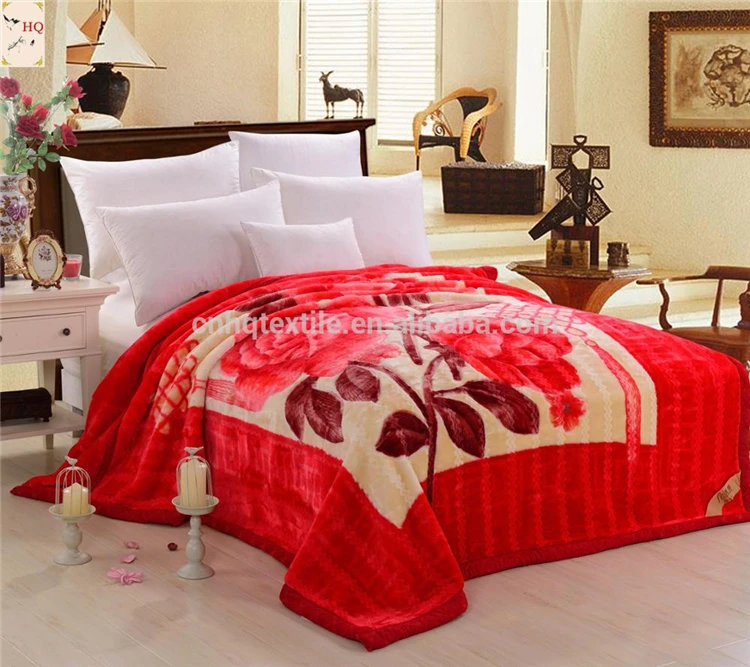 
polyester ac blanket cotton fabric flannel fur blanket 