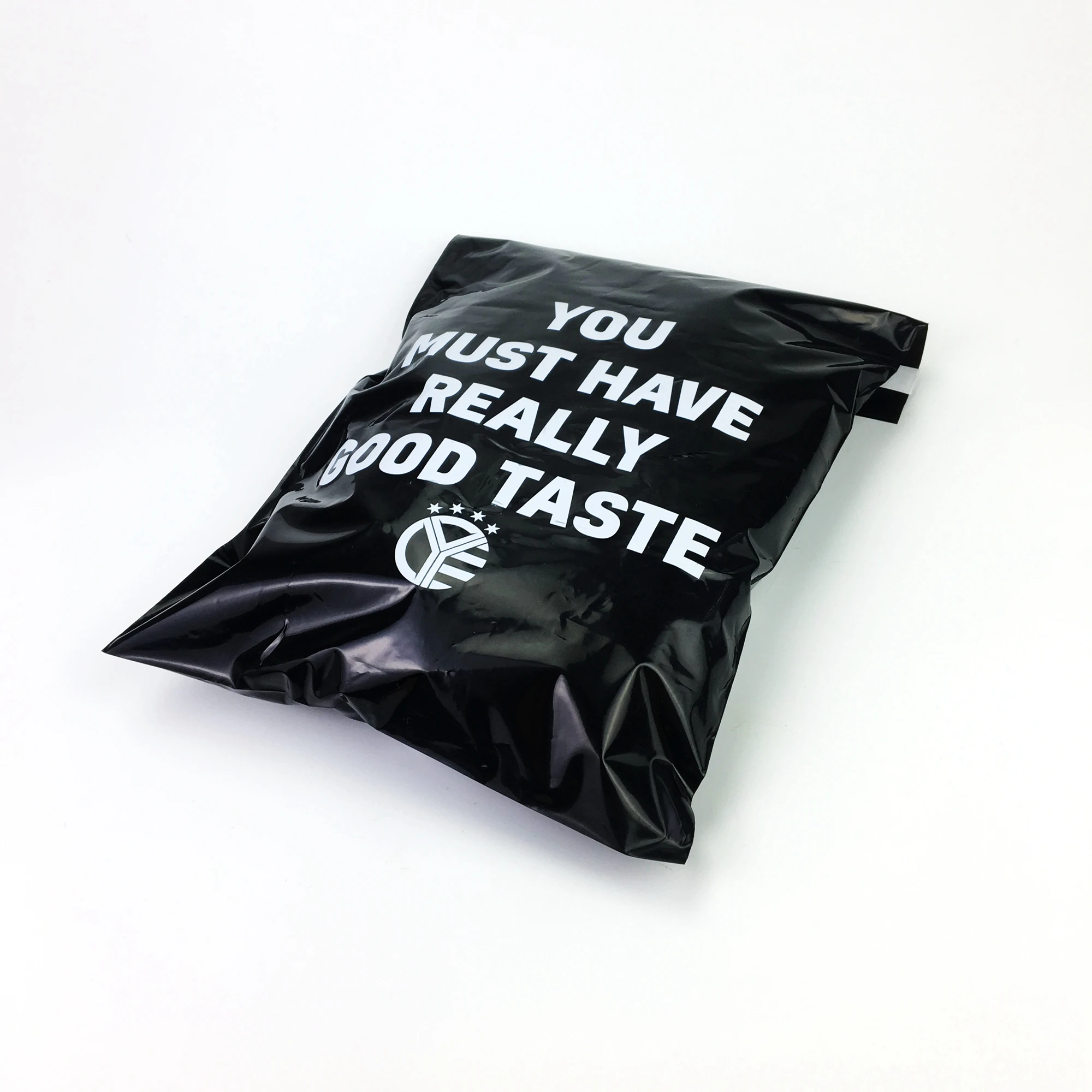 custom printed  personalised large   black poly plastic postage mailers mailing envelope bags clothes shipping