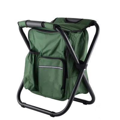 
Fishing chair with cooler bag thermal lined cooler bag for fishing camping hiking 