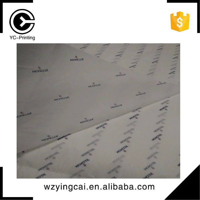 
Custom high quality hair packaging extension wrapping tissue paper with logo printing 