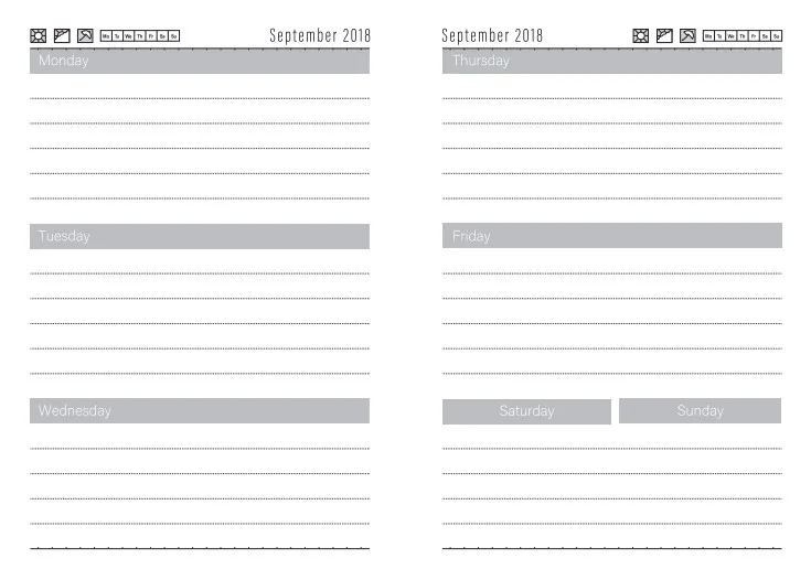 
2020 Custom double bookmarks printing quality 90 day 360 day pu planner 