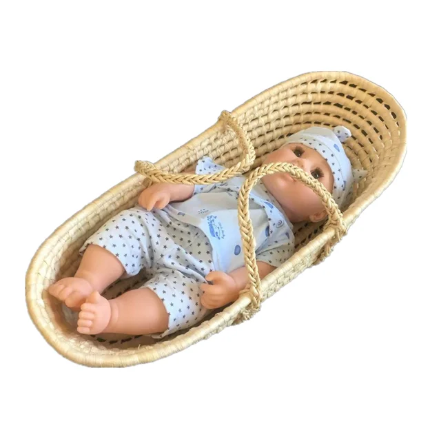 
Wholesale handmade doll moses basket 