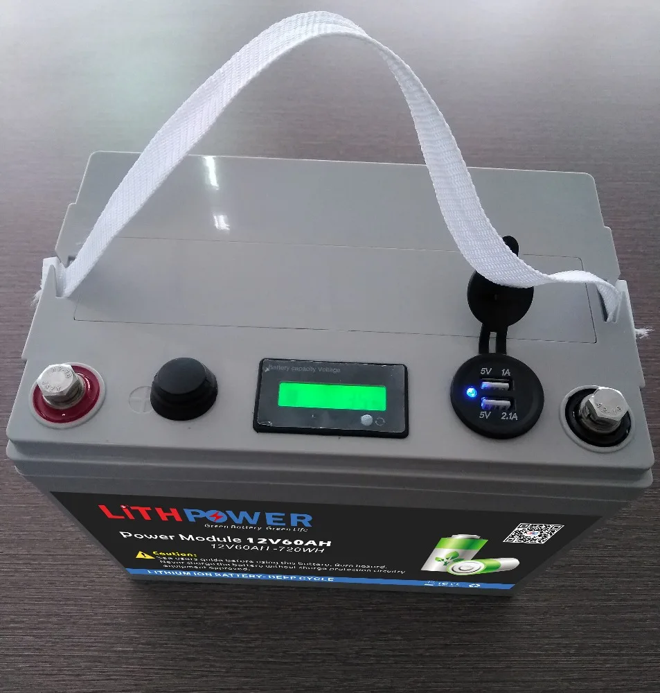 li-ion 12v 30ah/120ah/24v 50ah lithium ion battery with LCD indicator and 5v USB