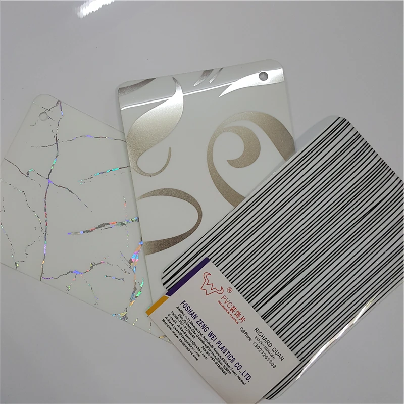 
Super glossy hologram PVC sheet for membrane press and flat lamination wrapping and flat lamination on wood board or aluminum 