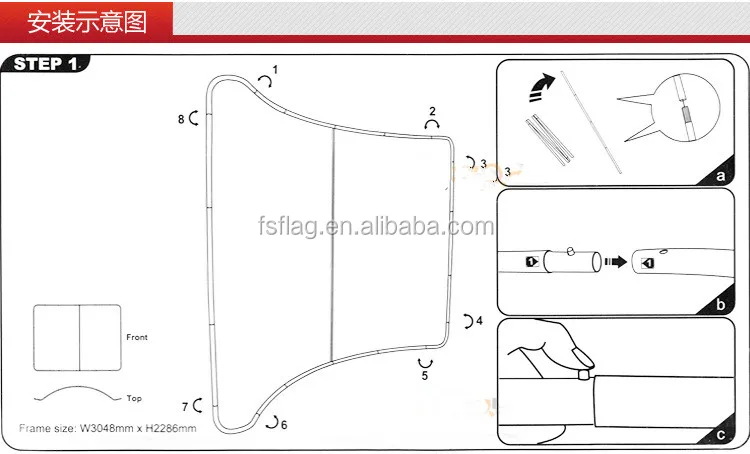  Быстрая доставка алюминиевый каркас тканевый баннер быстрая установка портативная выставочная стенка 10 футов