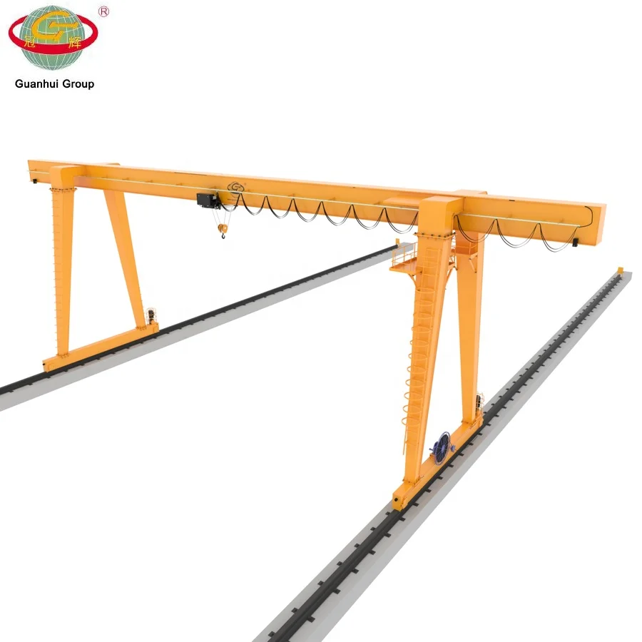 
electric single girder gantry outdoor hoist crane 