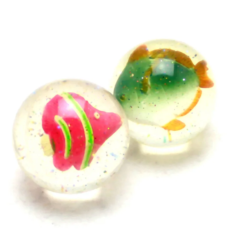 
transparent balls with sea animals inside fish turtle dolphin big rubber bouncing balls 