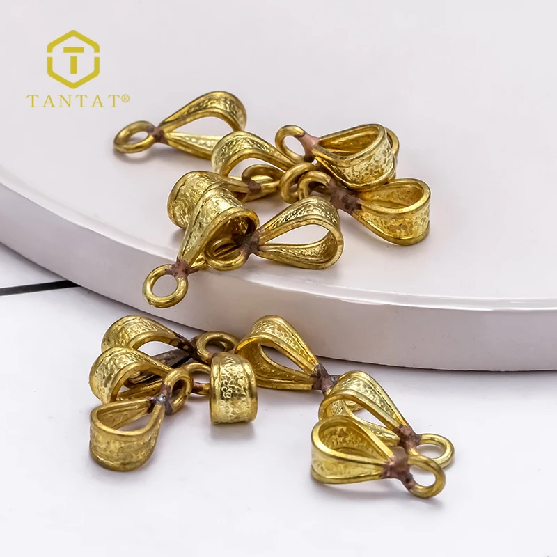 Brass Clasp For Making Pendant, Clasp Bails Charms Jewelry Findings