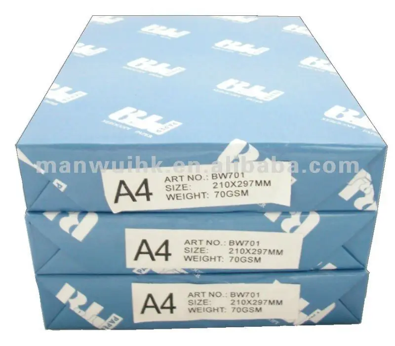 High Quality A4 Size 70gsm Copy Paper