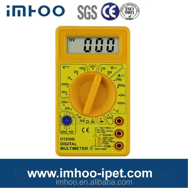 DT-830B pocket-size multimeter digital