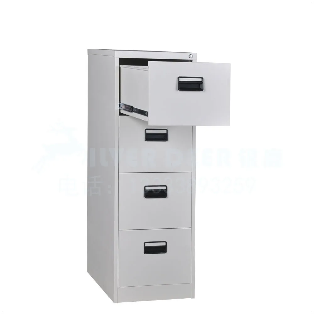 Luoyang Great Used for A4 Folder 4 Drawers Metal Filing Cabinet