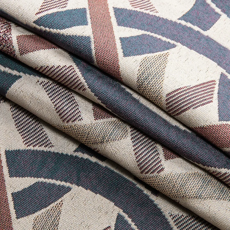 Polyester Cotton Jacquard Fabric And Factory Custom Woven Sofa Cover Fabric Sofa Bed Jacquard Turkish Sofa Fabric