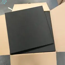 Fireproof and sound absorbing glass wool ceiling panel/ fiberglass acoustic ceiling board