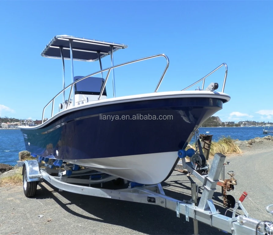 Роскошная лодка из стекловолокна Liya 19ft рыболовные лодки для продажи в