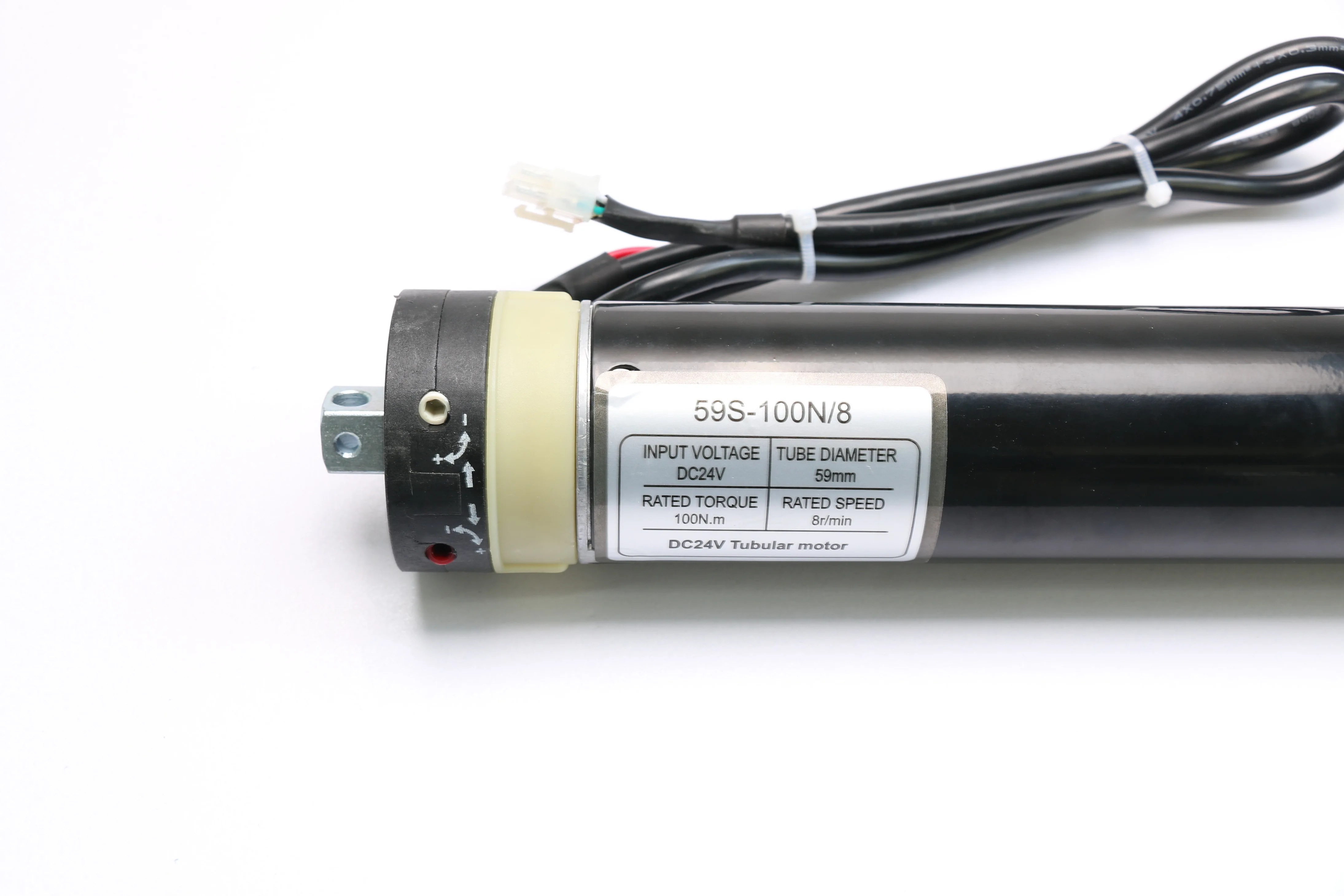 DC 59mm skylight 24V tubular motor without thermal protection with battery back up