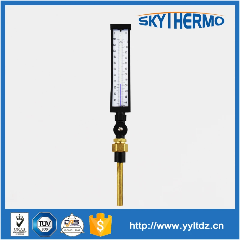 High Quality and High Temperature Mercury Liquid Temperature Marine Thermometer